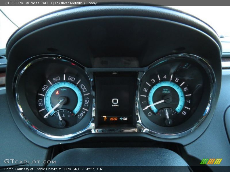 Quicksilver Metallic / Ebony 2012 Buick LaCrosse FWD