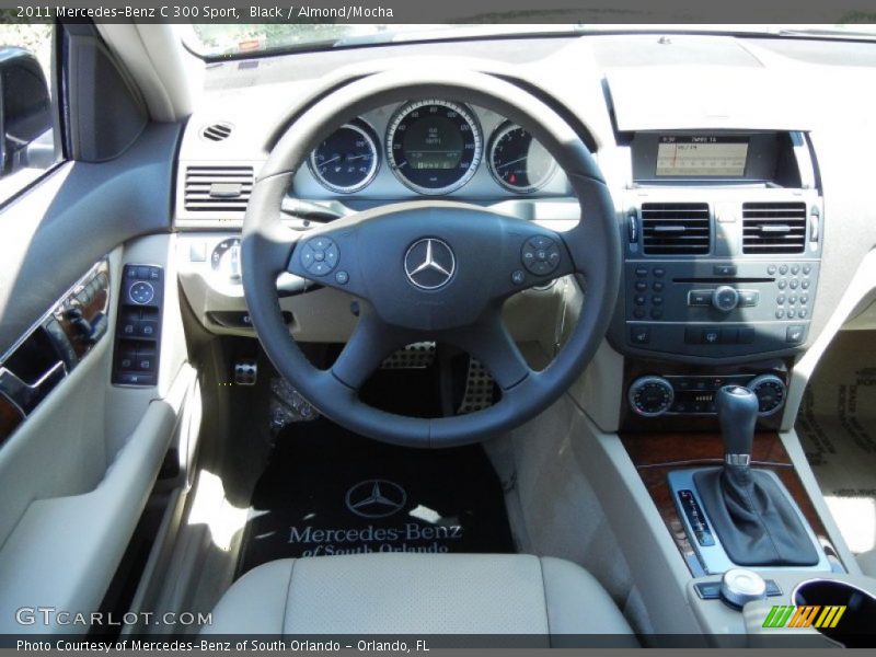 Black / Almond/Mocha 2011 Mercedes-Benz C 300 Sport