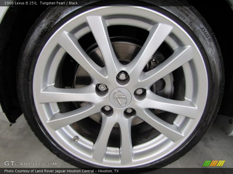Tungsten Pearl / Black 2006 Lexus IS 250