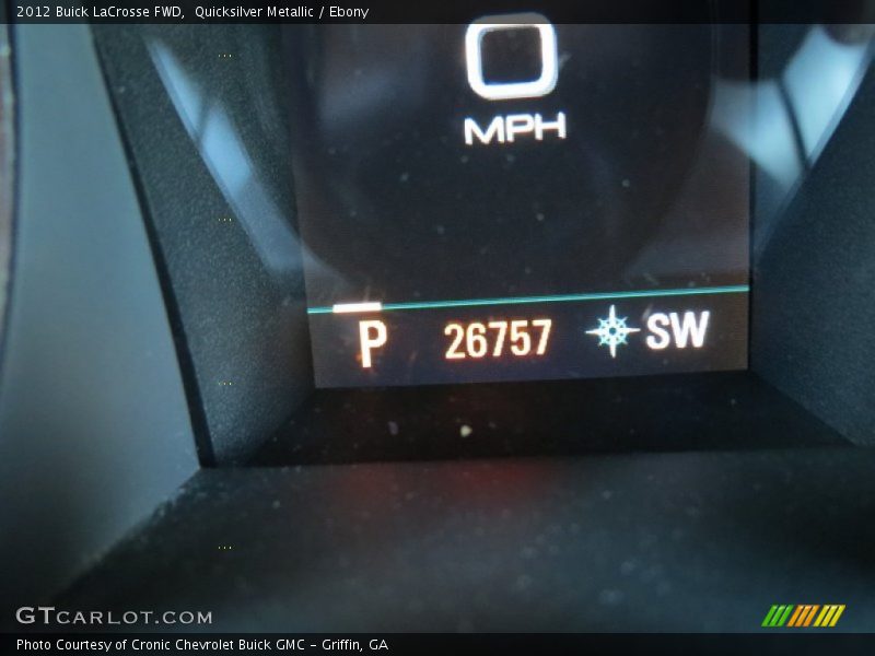 Quicksilver Metallic / Ebony 2012 Buick LaCrosse FWD