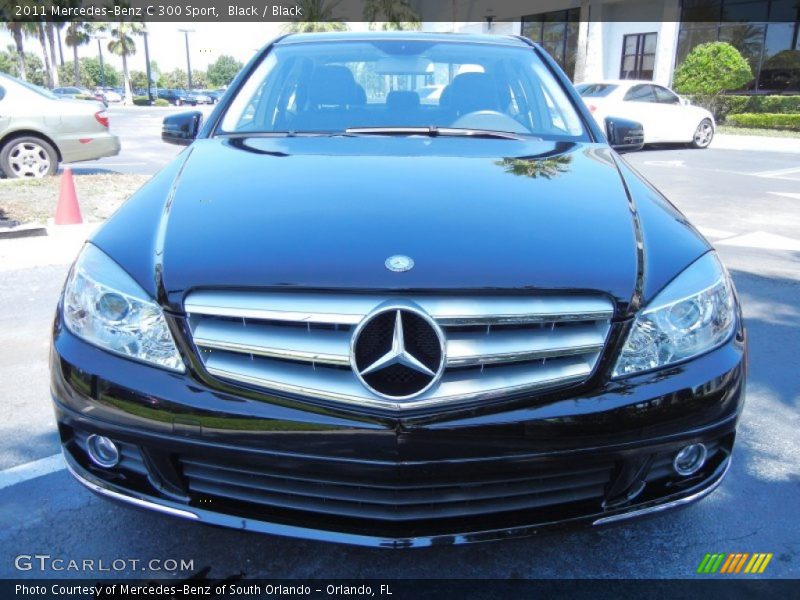 Black / Black 2011 Mercedes-Benz C 300 Sport