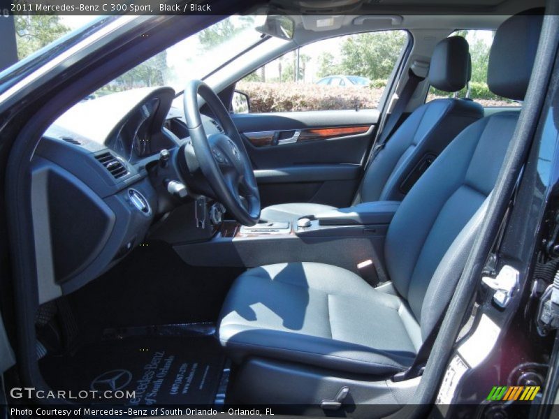 Black / Black 2011 Mercedes-Benz C 300 Sport