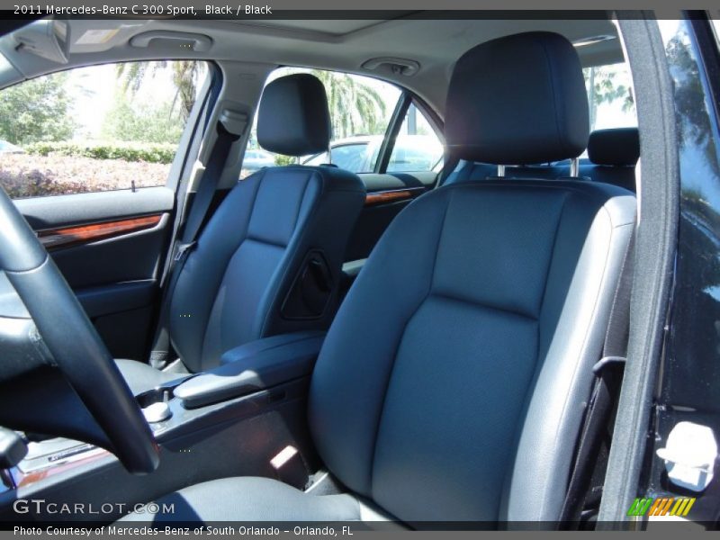 Black / Black 2011 Mercedes-Benz C 300 Sport