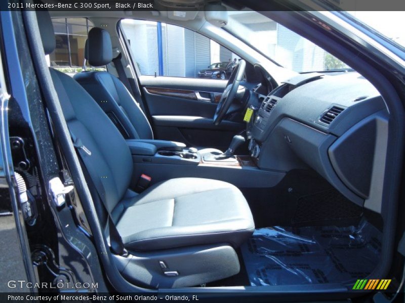 Black / Black 2011 Mercedes-Benz C 300 Sport