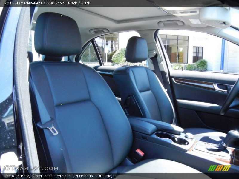 Black / Black 2011 Mercedes-Benz C 300 Sport