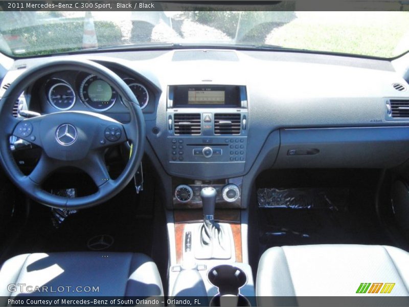 Black / Black 2011 Mercedes-Benz C 300 Sport