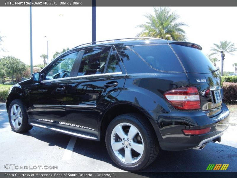 Black / Black 2011 Mercedes-Benz ML 350