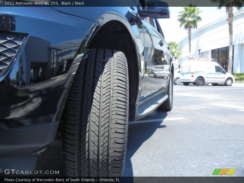 Black / Black 2011 Mercedes-Benz ML 350