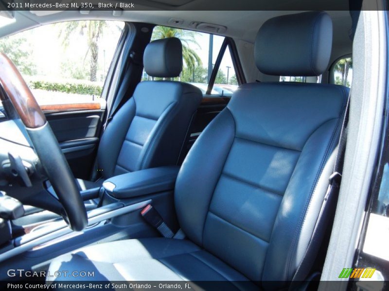 Black / Black 2011 Mercedes-Benz ML 350