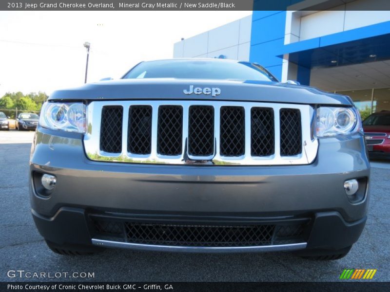 Mineral Gray Metallic / New Saddle/Black 2013 Jeep Grand Cherokee Overland