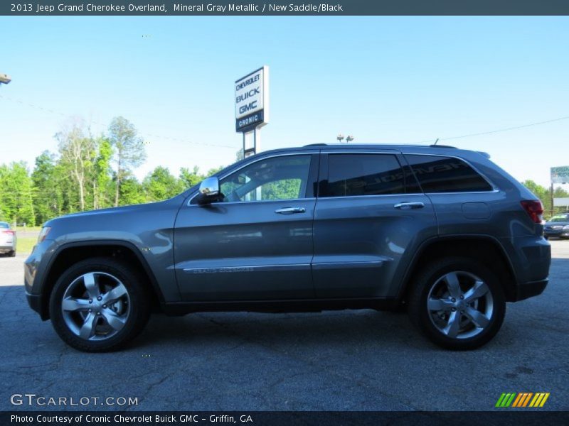 Mineral Gray Metallic / New Saddle/Black 2013 Jeep Grand Cherokee Overland