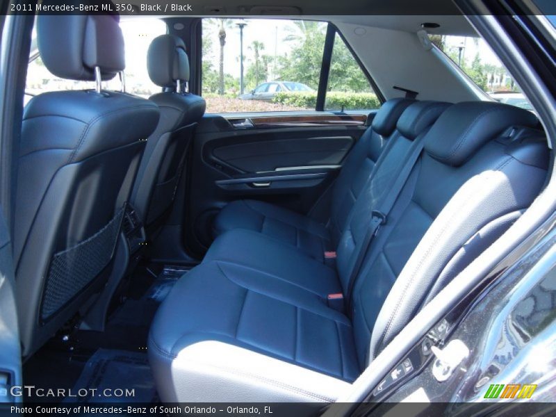 Black / Black 2011 Mercedes-Benz ML 350