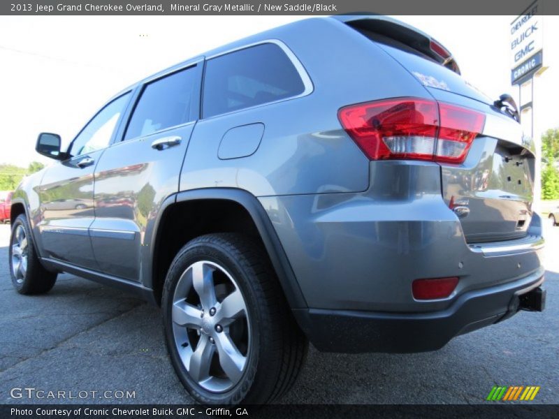 Mineral Gray Metallic / New Saddle/Black 2013 Jeep Grand Cherokee Overland