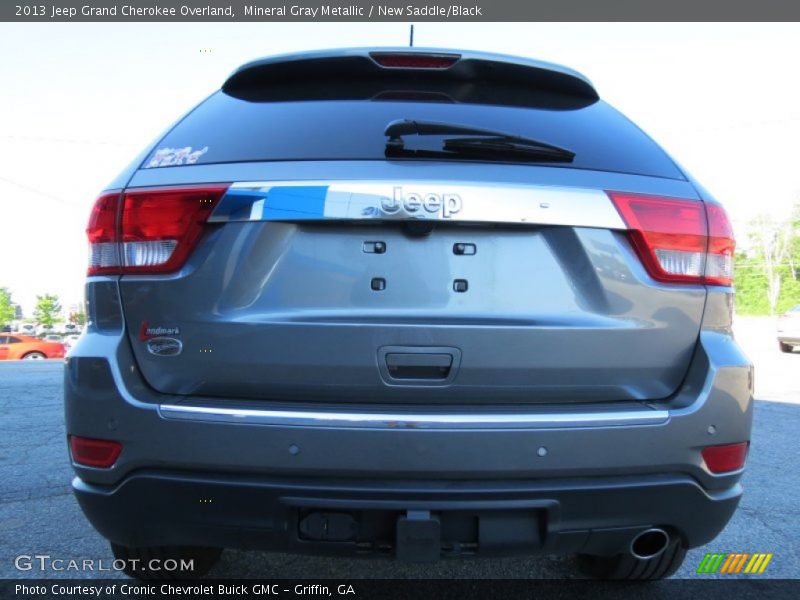 Mineral Gray Metallic / New Saddle/Black 2013 Jeep Grand Cherokee Overland