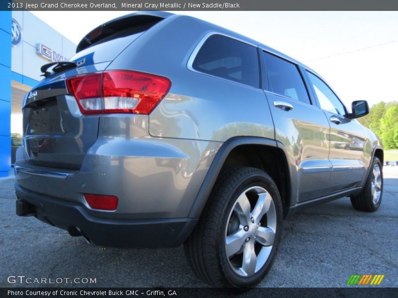 Mineral Gray Metallic / New Saddle/Black 2013 Jeep Grand Cherokee Overland