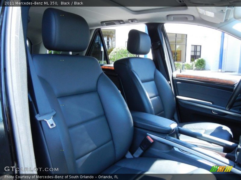 Black / Black 2011 Mercedes-Benz ML 350