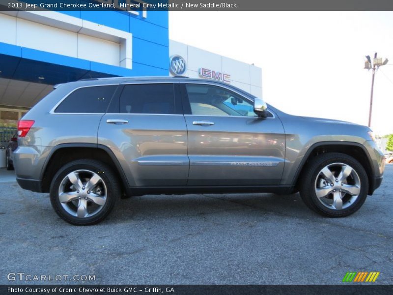 Mineral Gray Metallic / New Saddle/Black 2013 Jeep Grand Cherokee Overland
