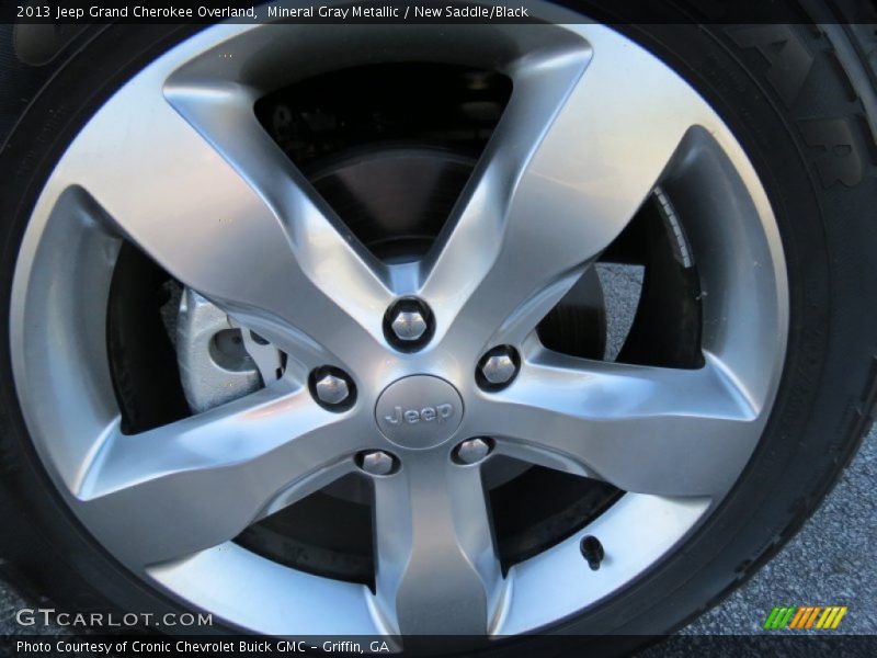 Mineral Gray Metallic / New Saddle/Black 2013 Jeep Grand Cherokee Overland