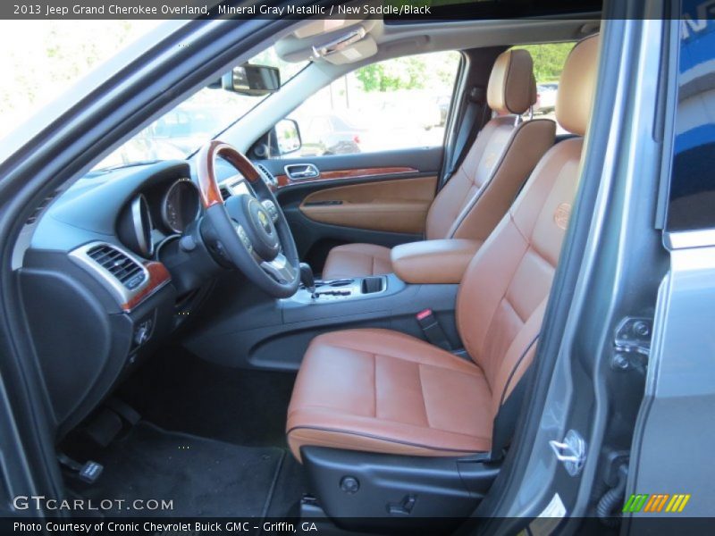 Mineral Gray Metallic / New Saddle/Black 2013 Jeep Grand Cherokee Overland