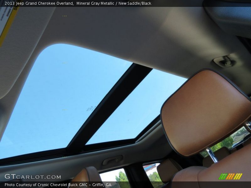 Mineral Gray Metallic / New Saddle/Black 2013 Jeep Grand Cherokee Overland