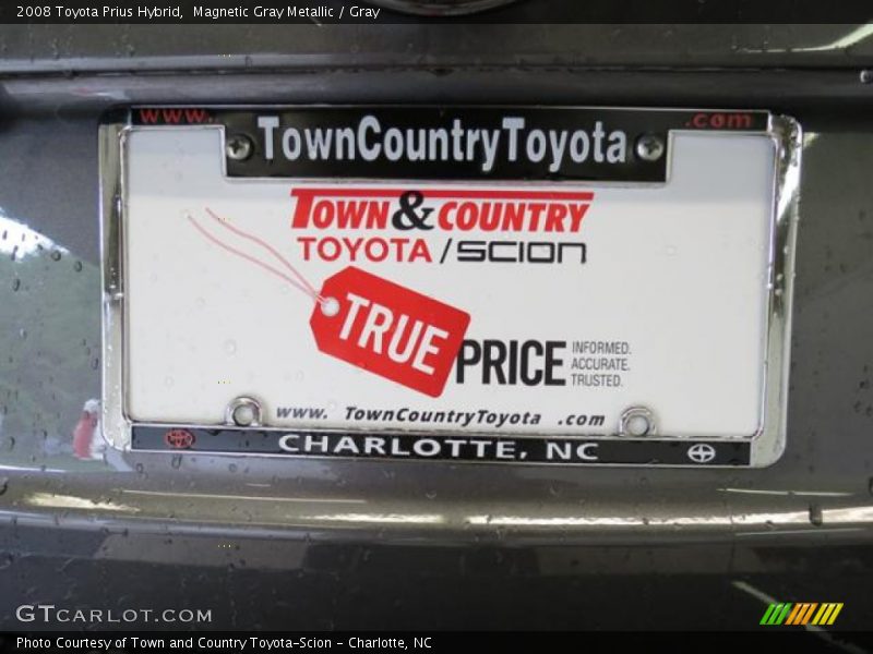 Magnetic Gray Metallic / Gray 2008 Toyota Prius Hybrid