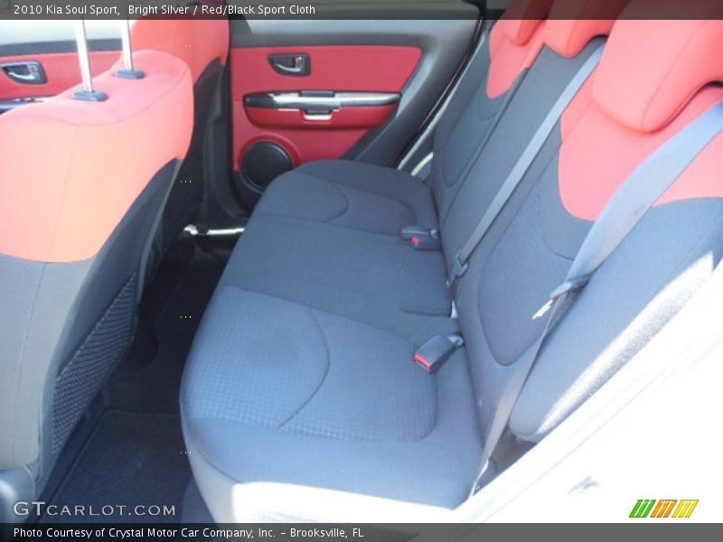 Rear Seat of 2010 Soul Sport