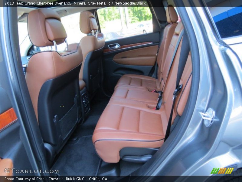 Mineral Gray Metallic / New Saddle/Black 2013 Jeep Grand Cherokee Overland