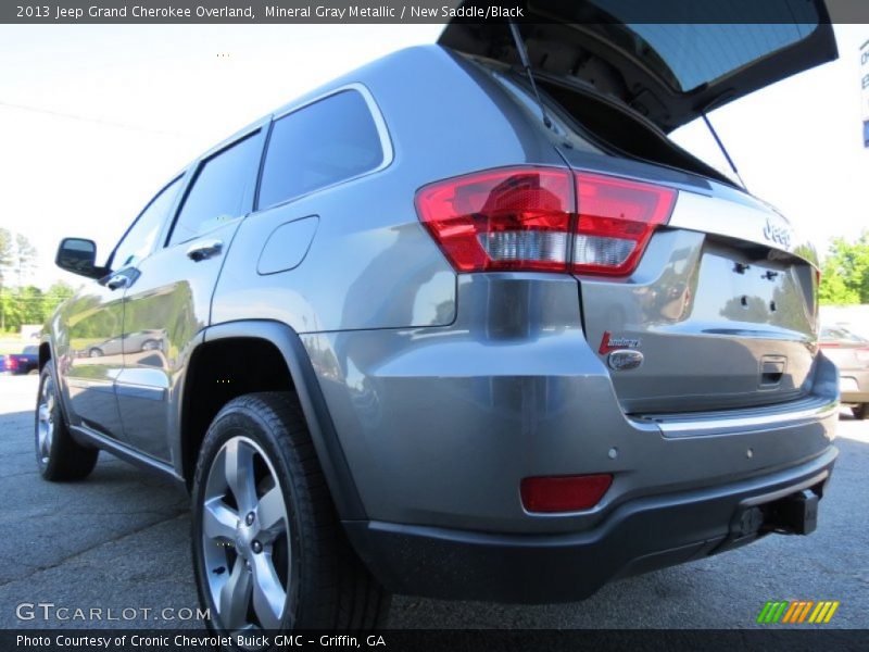 Mineral Gray Metallic / New Saddle/Black 2013 Jeep Grand Cherokee Overland