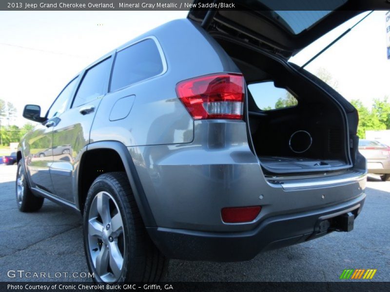 Mineral Gray Metallic / New Saddle/Black 2013 Jeep Grand Cherokee Overland
