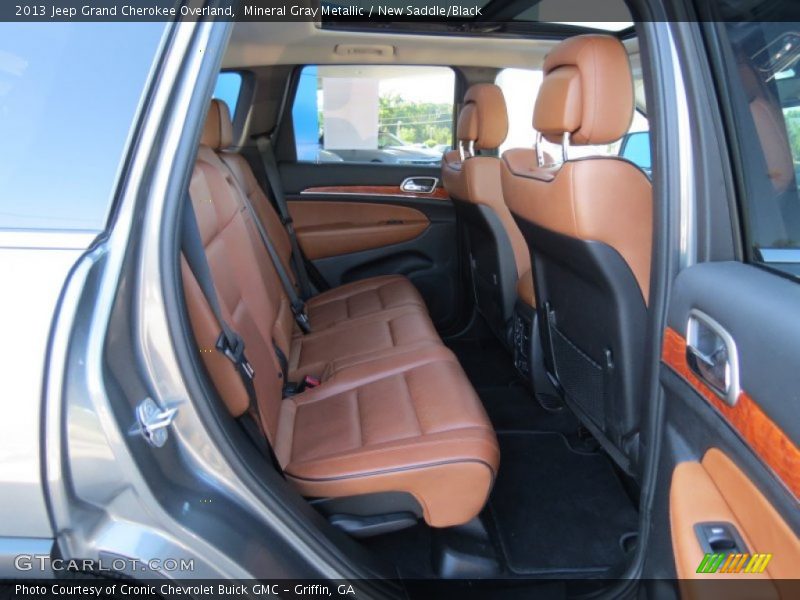 Mineral Gray Metallic / New Saddle/Black 2013 Jeep Grand Cherokee Overland
