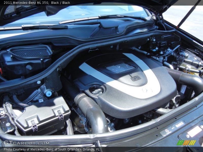 Black / Black 2011 Mercedes-Benz ML 350
