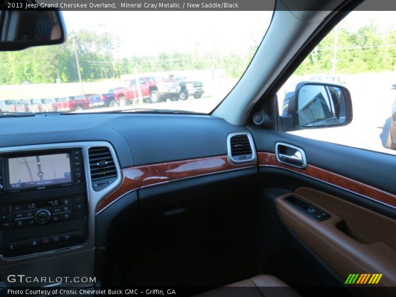 Mineral Gray Metallic / New Saddle/Black 2013 Jeep Grand Cherokee Overland