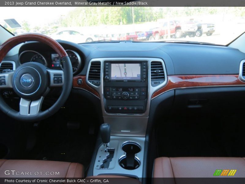 Mineral Gray Metallic / New Saddle/Black 2013 Jeep Grand Cherokee Overland