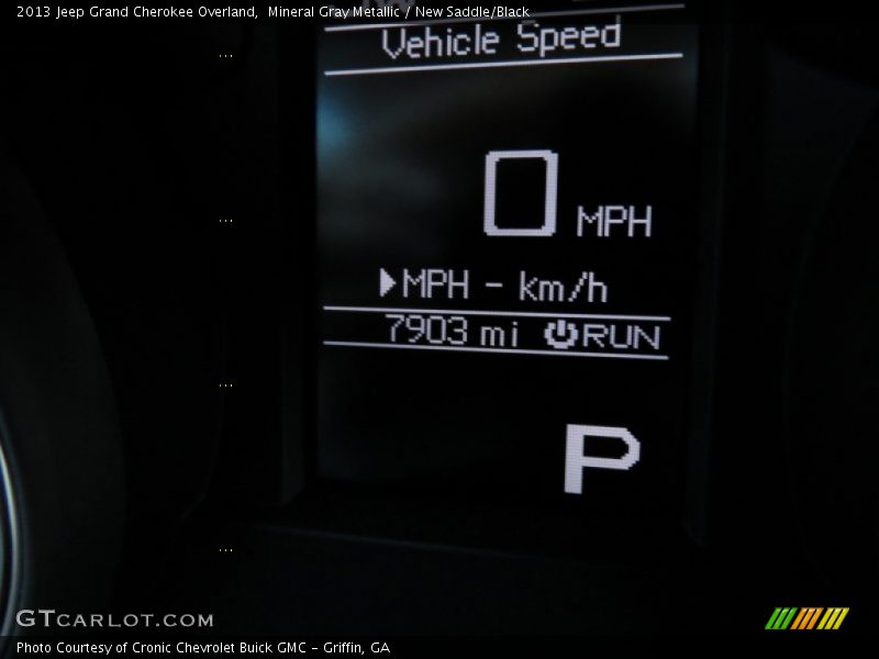 Mineral Gray Metallic / New Saddle/Black 2013 Jeep Grand Cherokee Overland
