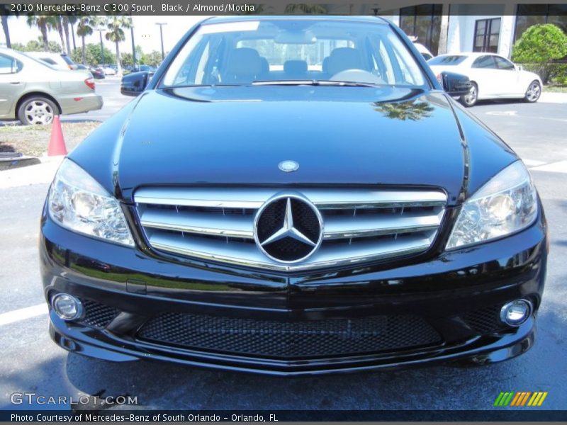 Black / Almond/Mocha 2010 Mercedes-Benz C 300 Sport