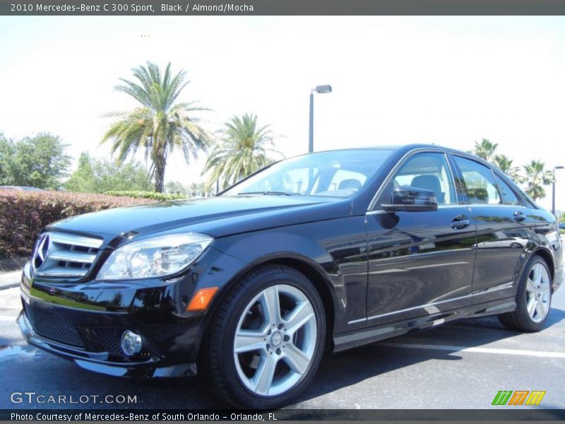 Black / Almond/Mocha 2010 Mercedes-Benz C 300 Sport