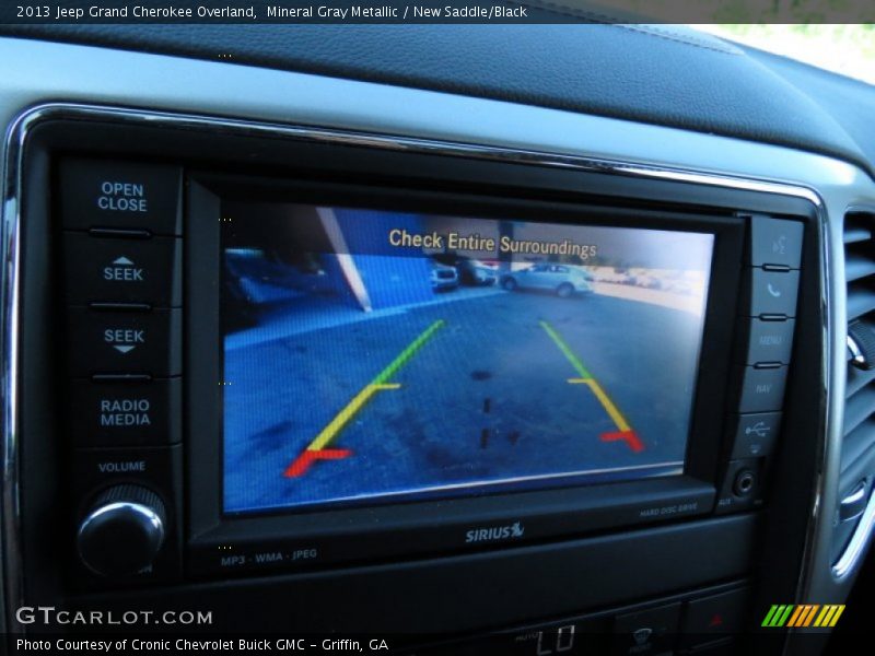Mineral Gray Metallic / New Saddle/Black 2013 Jeep Grand Cherokee Overland