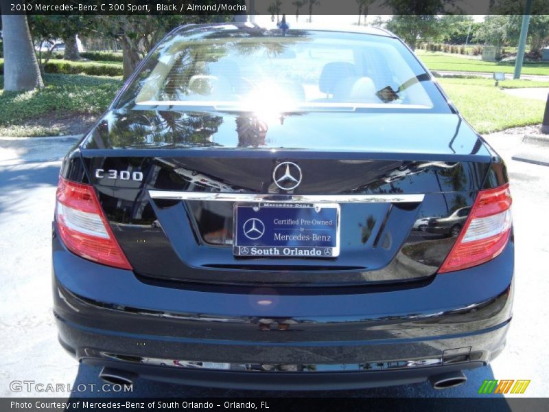 Black / Almond/Mocha 2010 Mercedes-Benz C 300 Sport