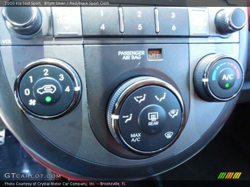 Controls of 2010 Soul Sport