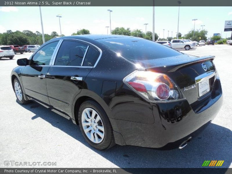 Super Black / Charcoal 2012 Nissan Altima 2.5 SL