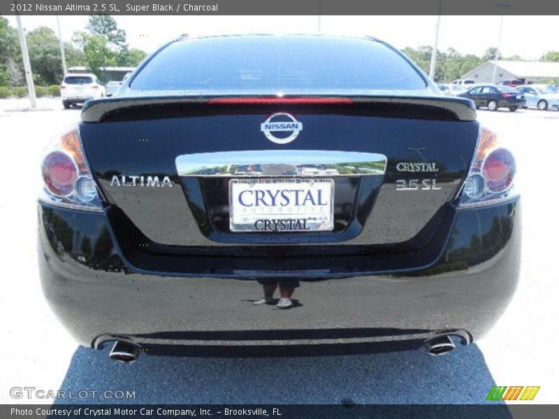 Super Black / Charcoal 2012 Nissan Altima 2.5 SL