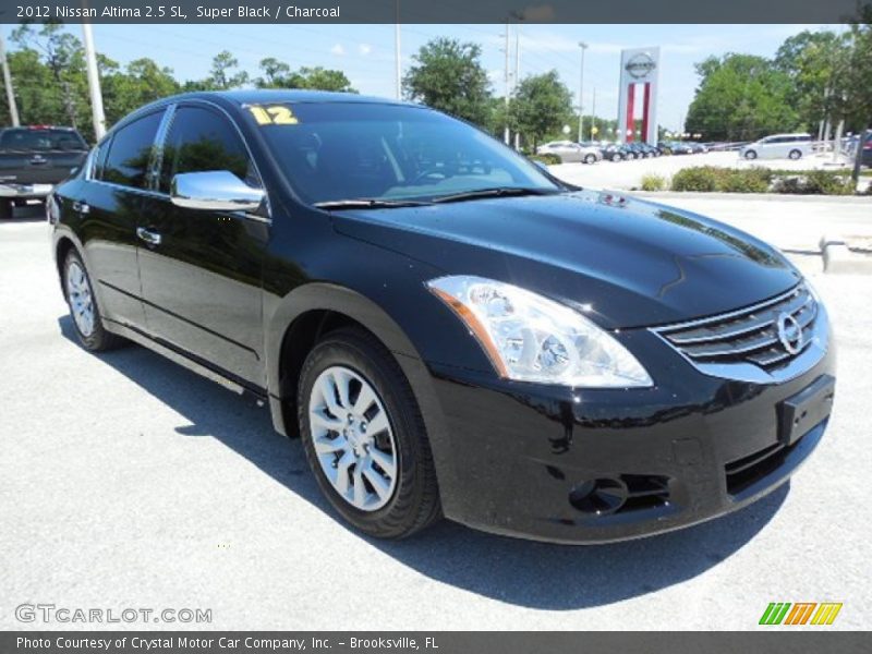 Super Black / Charcoal 2012 Nissan Altima 2.5 SL