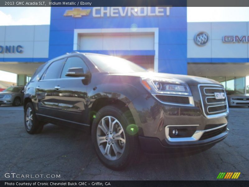 Iridium Metallic / Ebony 2013 GMC Acadia SLT