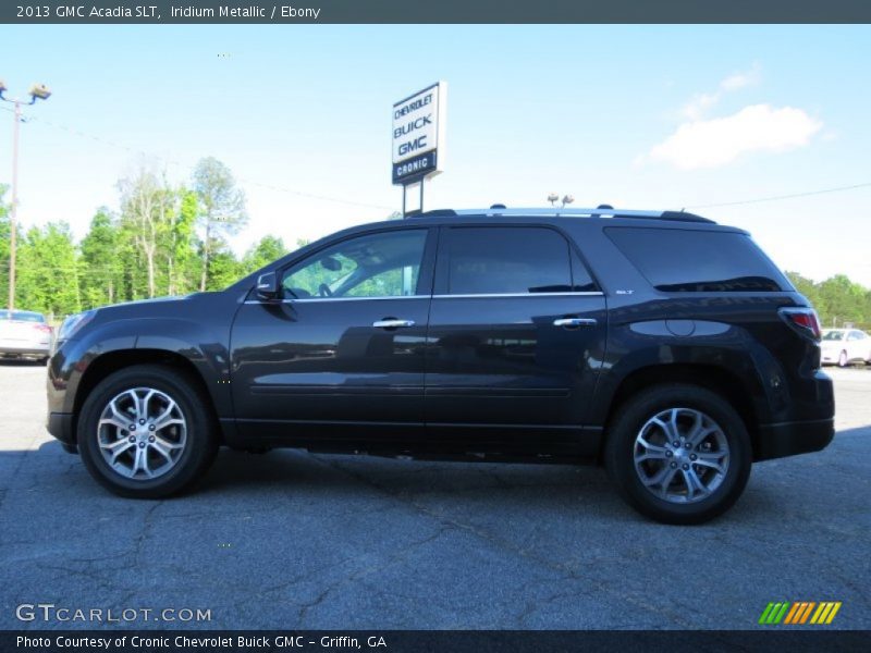 Iridium Metallic / Ebony 2013 GMC Acadia SLT