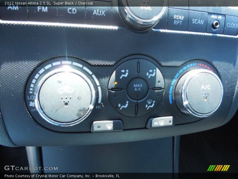Super Black / Charcoal 2012 Nissan Altima 2.5 SL