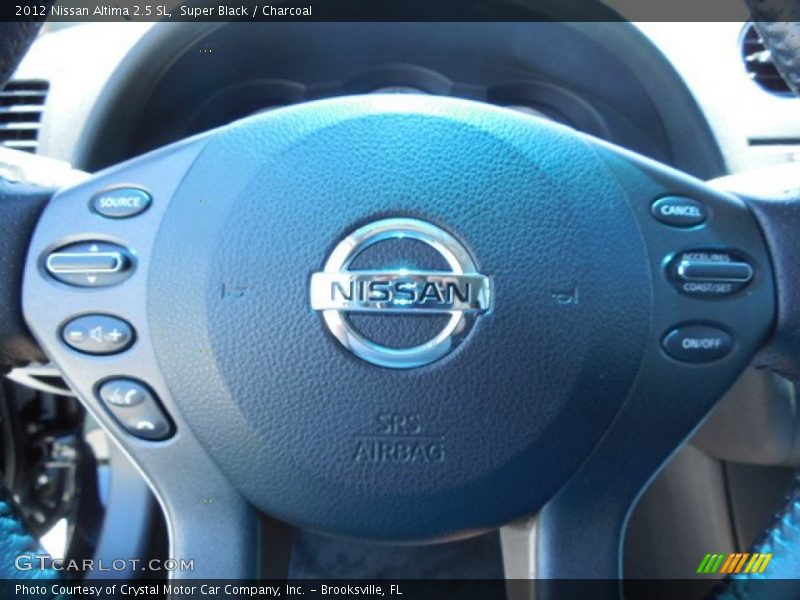 Super Black / Charcoal 2012 Nissan Altima 2.5 SL