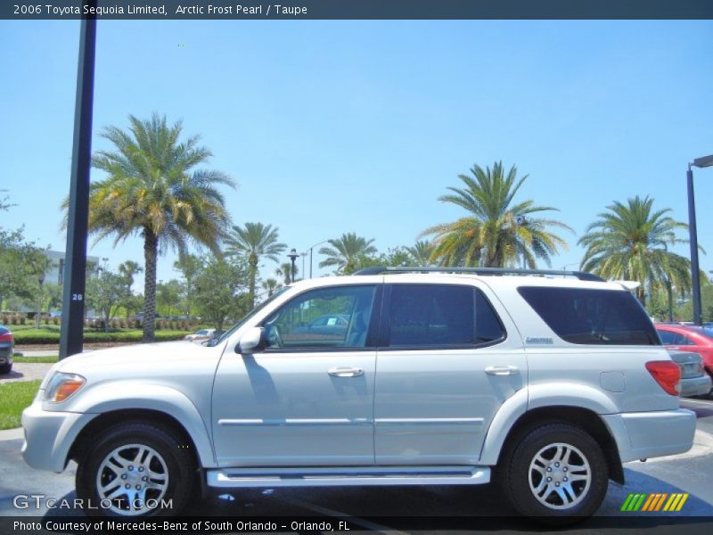  2006 Sequoia Limited Arctic Frost Pearl