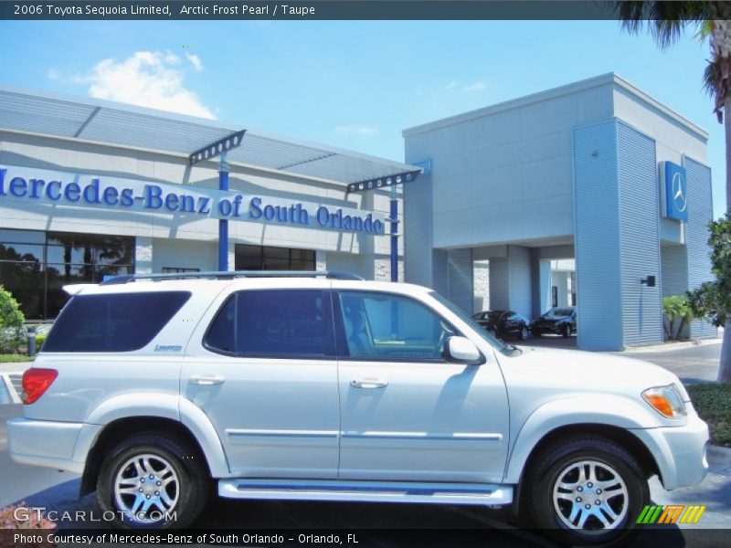 Arctic Frost Pearl / Taupe 2006 Toyota Sequoia Limited