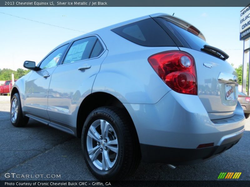 Silver Ice Metallic / Jet Black 2013 Chevrolet Equinox LS