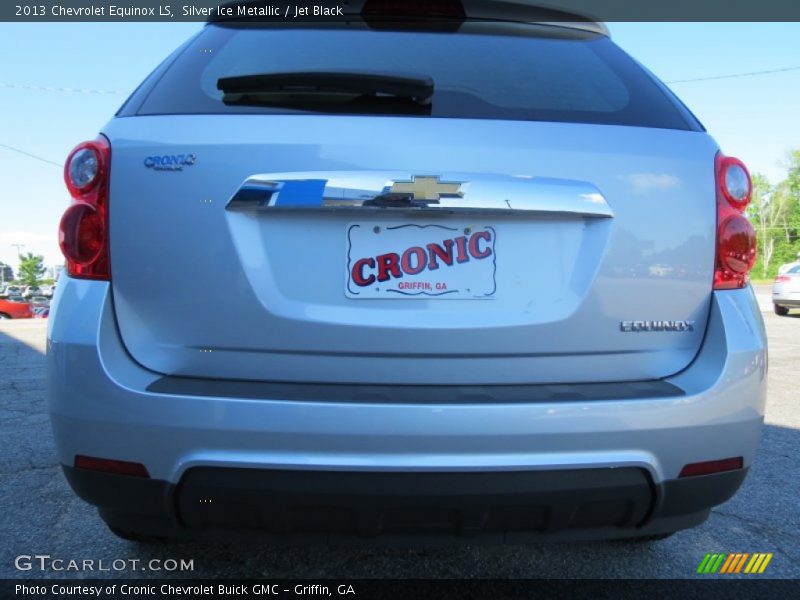 Silver Ice Metallic / Jet Black 2013 Chevrolet Equinox LS